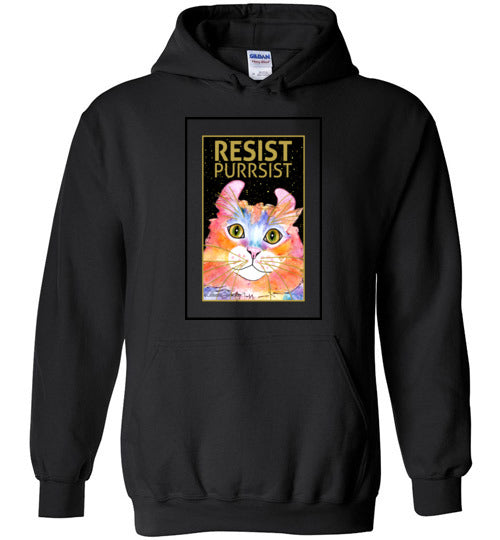 Simba RESIST-PURRSIST Hoodie by Claudia Sanchez