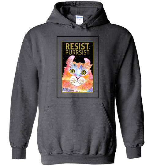 Simba RESIST-PURRSIST Hoodie by Claudia Sanchez