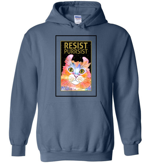 Simba RESIST-PURRSIST Hoodie by Claudia Sanchez