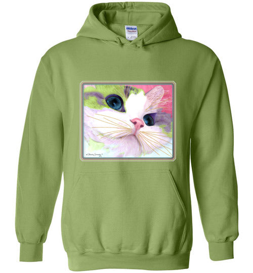 Ali's Eyes Hoodie by Claudia Sanchez