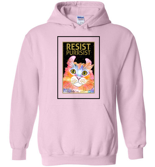 Simba RESIST-PURRSIST Hoodie by Claudia Sanchez