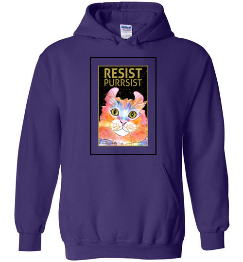 Simba RESIST-PURRSIST Hoodie by Claudia Sanchez