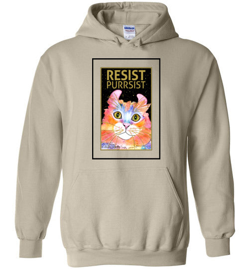 Simba RESIST-PURRSIST Hoodie by Claudia Sanchez