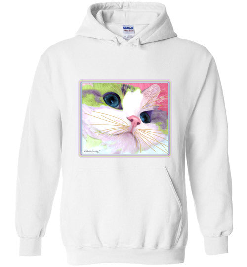 Ali's Eyes Hoodie by Claudia Sanchez