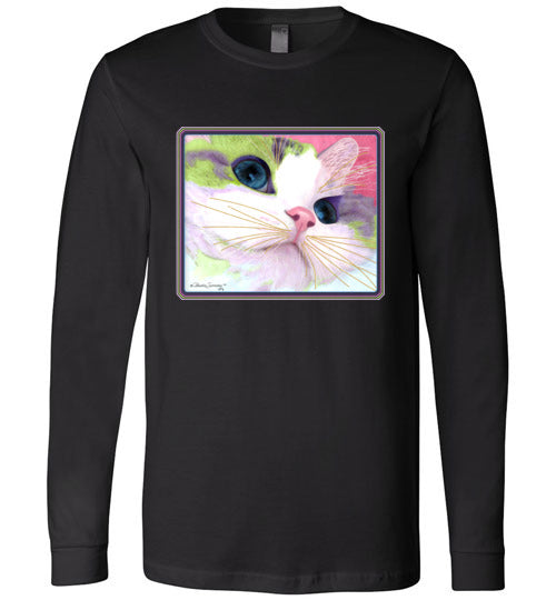 Ali's Eyes Long Sleeved T-Shirt by Claudia Sanchez