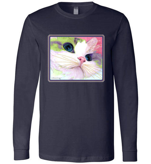 Ali's Eyes Long Sleeved T-Shirt by Claudia Sanchez