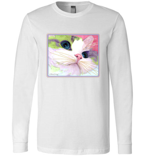 Ali's Eyes Long Sleeved T-Shirt by Claudia Sanchez