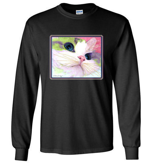 Ali's Eyes Long Sleeved T-Shirt by Claudia Sanchez