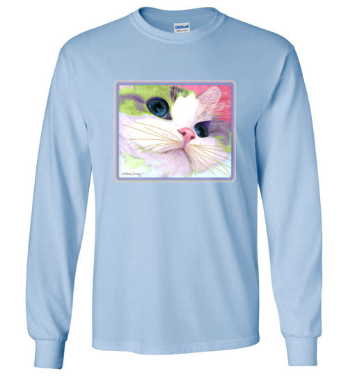 Ali's Eyes Long Sleeved T-Shirt by Claudia Sanchez