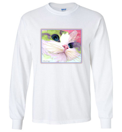 Ali's Eyes Long Sleeved T-Shirt by Claudia Sanchez