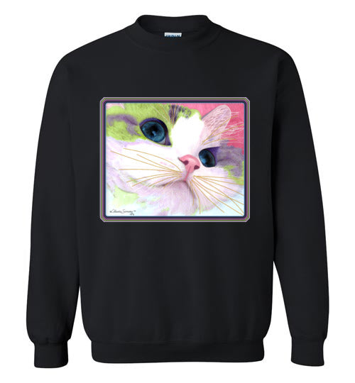 Ali's Eyes Sweatshirt by Claudia Sanchez