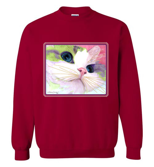 Ali's Eyes Sweatshirt by Claudia Sanchez