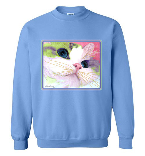 Ali's Eyes Sweatshirt by Claudia Sanchez