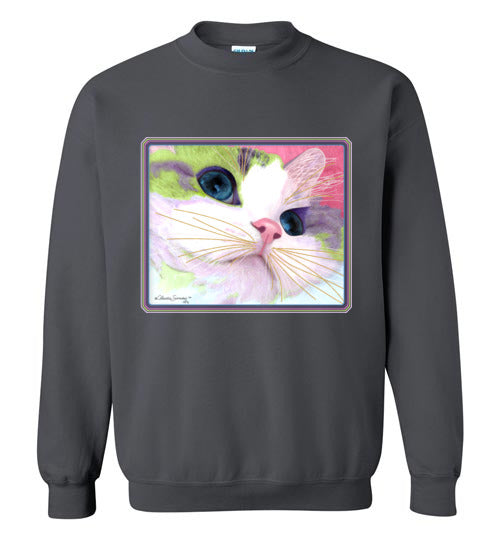 Ali's Eyes Sweatshirt by Claudia Sanchez