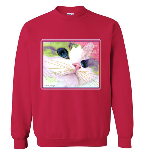 Ali's Eyes Sweatshirt by Claudia Sanchez