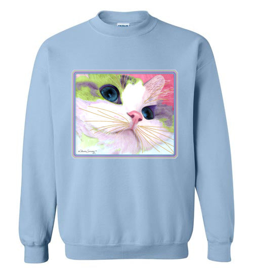 Ali's Eyes Sweatshirt by Claudia Sanchez