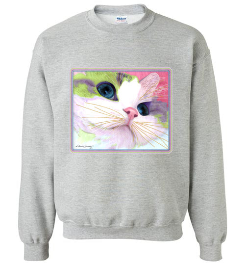 Ali's Eyes Sweatshirt by Claudia Sanchez