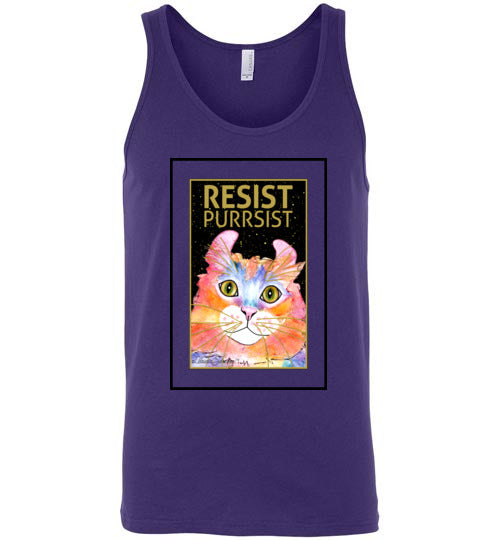 Simba RESIST-PURRSIST Tank Top by Claudia Sanchez