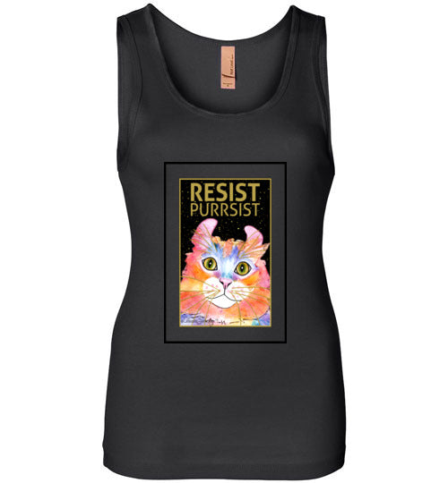 Simba RESIST-PURRSIST Tank Top by Claudia Sanchez