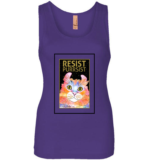 Simba RESIST-PURRSIST Tank Top by Claudia Sanchez