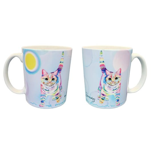 Morris Bliss Mug - Cat art by Claudia Sanchez, Claudia's Cats Collection