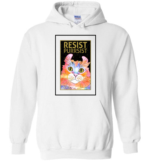 Simba RESIST-PURRSIST Hoodie by Claudia Sanchez