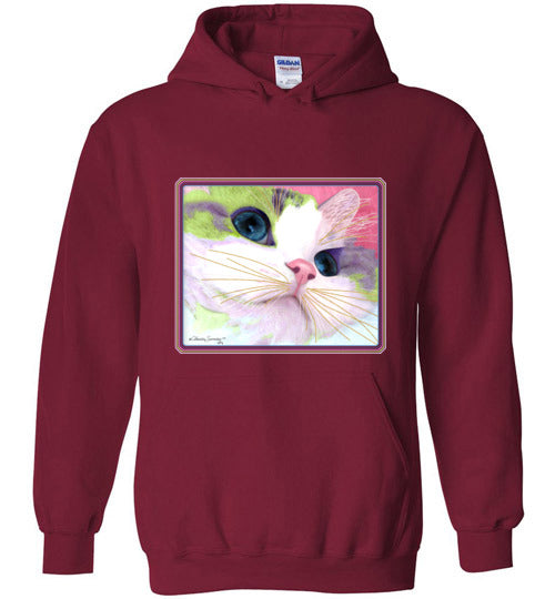 Ali's Eyes Hoodie by Claudia Sanchez