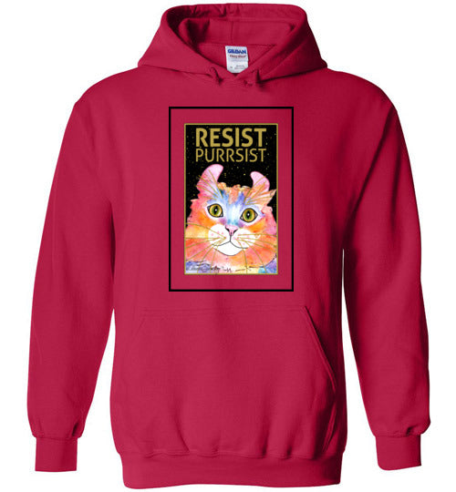 Simba RESIST-PURRSIST Hoodie by Claudia Sanchez