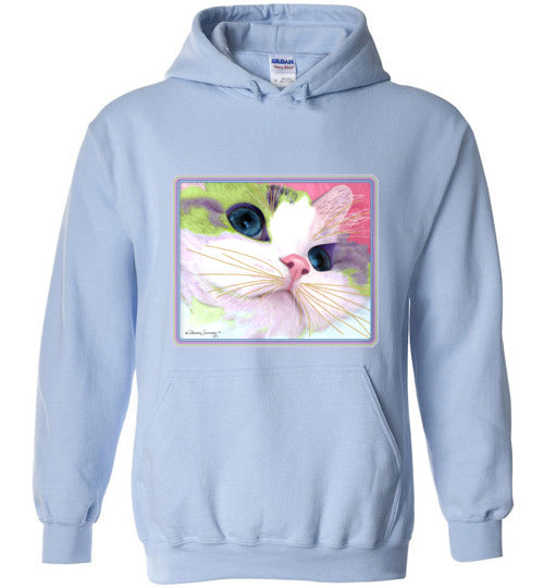 Ali's Eyes Hoodie by Claudia Sanchez