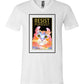 Simba RESIST-PURRSIST V-Neck Short Sleeved T-Shirt by Claudia Sanchez