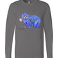 Garlic Cat Long Sleeved T-Shirt by Claudia Sanchez