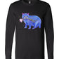 Garlic Cat Long Sleeved T-Shirt by Claudia Sanchez