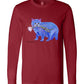 Garlic Cat Long Sleeved T-Shirt by Claudia Sanchez