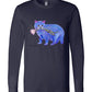 Garlic Cat Long Sleeved T-Shirt by Claudia Sanchez