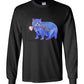 Garlic Cat Long Sleeved T-Shirt by Claudia Sanchez