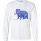 Garlic Cat Long Sleeved T-Shirt by Claudia Sanchez