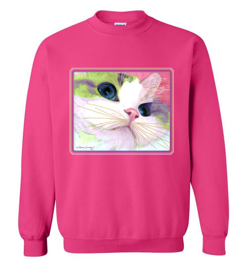 Ali's Eyes Sweatshirt by Claudia Sanchez