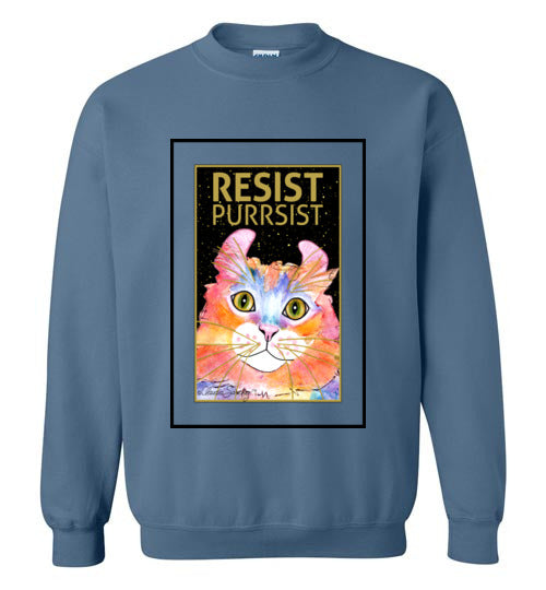 Simba RESIST-PURRSIST Sweatshirt by Claudia Sanchez