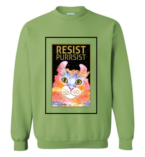 Simba RESIST-PURRSIST Sweatshirt by Claudia Sanchez