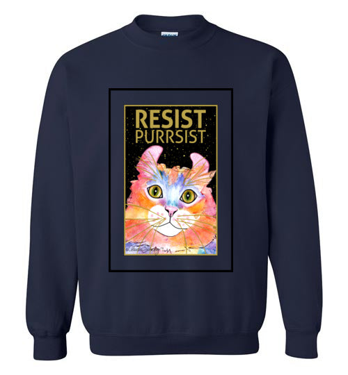 Simba RESIST-PURRSIST Sweatshirt by Claudia Sanchez