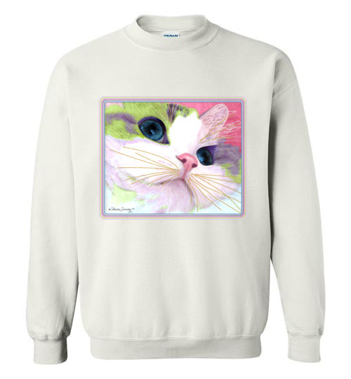 Ali's Eyes Sweatshirt by Claudia Sanchez