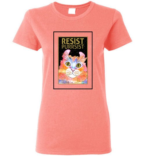 Simba RESIST-PURRSIST Short Sleeved Ladies T-Shirt