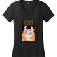 Simba RESIST-PURRSIST V-Neck Short Sleeved T-Shirt by Claudia Sanchez