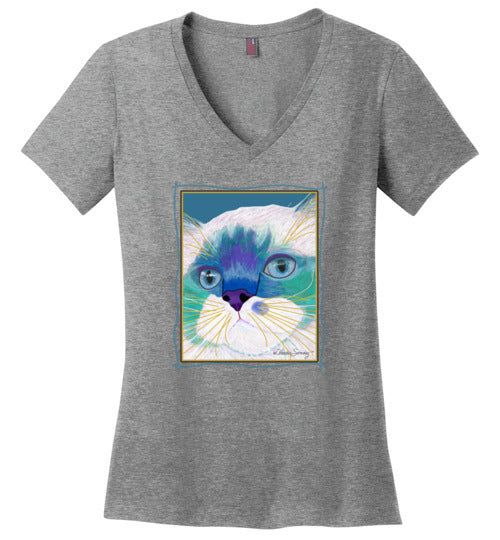 Juliette's Face V-Neck T-Shirt