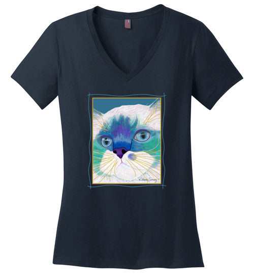 Juliette's Face V-Neck T-Shirt