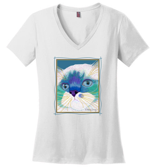 Juliette's Face V-Neck T-Shirt