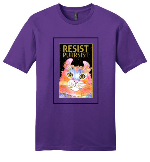 Simba RESIST-PURRSIST Mens/Unisex Short Sleeved T-Shirt