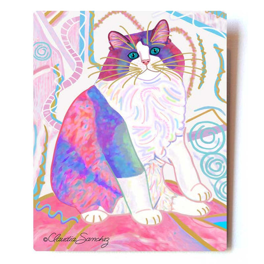 Zapata's Dream Aluminum Cat Art Print, 8x10"